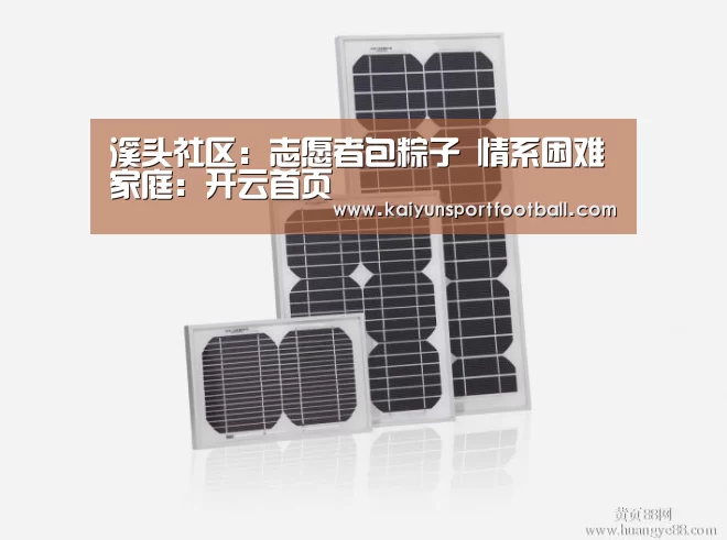 溪头社区:志愿者包粽子 情系困难家庭:开云首页(图3) 开云杯赛